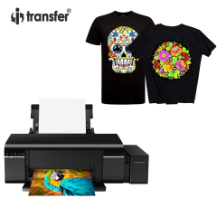 Impressora digital a jato de tinta para camiseta digital com tinta branca A4 para impressão por transferência térmica em tecido