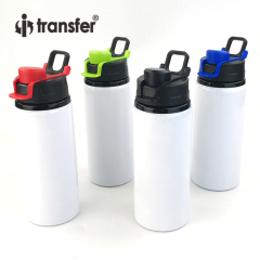 600ml Large Mouth Color Cover Aluminum Bottle