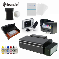 Impresora de inyección de tinta de camiseta digital de tinta blanca A4 para impresión de transferencia de calor en tela