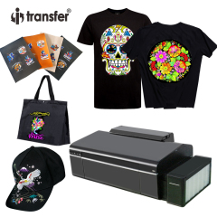 A4 White ink digital garment t-shirt inkjet printer for heat transfer printing on fabric