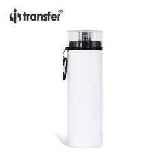 750ml Sport Aluminum Sublimation Water Bottle with Color Lid