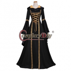 Medieval Renaissance Victorian Gothic hood Dress