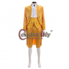 Yellow Victorian Elegant Gothic Aristocrat 18th Century Mens outfit