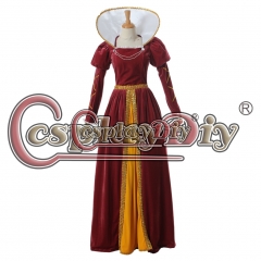 medieval ball gown stand collar cosplay costume custom made