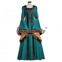 Medieval Dress Victorian Gothic Ball Gown Hooded Women