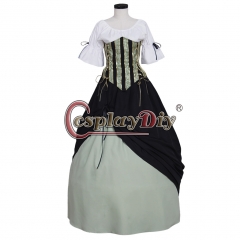 Vintage Europe Cosplay Costume Medieval Dress Clothing
