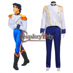 The Little Mermaid Prince Eric Royal Cosplay Costume outfit