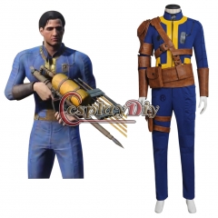 Game Fallout 4 Male Sole Survivor Nate Cosplay Costume V02