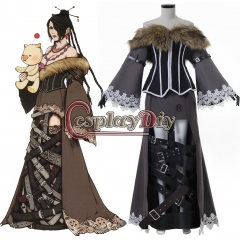 Final Fantasy X Cosplay Costume Lulu Cosplay Dress