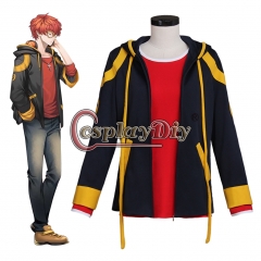 Game Mystic Messenger 707 Top Jacket Cosplay Costume