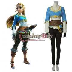 The Legend of Zelda Breath of the Wild Princess Zelda Cosplay Costume