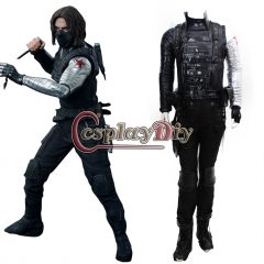 Movie Captain America The Winter Soldier James Buchanan Barnes Bucky Outfit