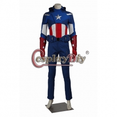 The Avengers Captain America Steve Rogers Men Outsuit Cosplay Costume