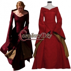 Game of Thrones Cosplay Cersei Lannister Red Costume Dress