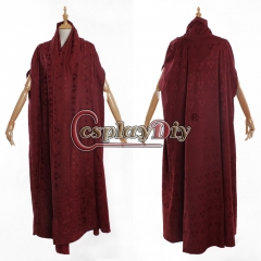 Game of Thrones Melisandre Cosplay Costume Women's Halloween Red Dress Cloak