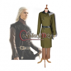 Game of Thrones Viserys Harry Lloyd Cosplay Costume in Dark Green