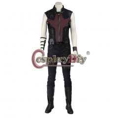 (with shoes)The Avengers Clint Barton Hawkeye cosplay costume