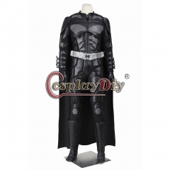 Cosplaydiy Batman Cosplay Costume Adult Batman The Dark Knight Rises Costume Outfit Halloween Carnival Custom Made