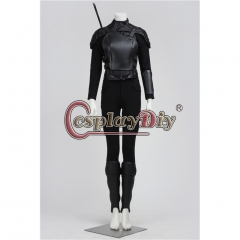 Cosplaydiy The Hunger Games 3 Katniss Everdeen Cosplay Costume Fire Girl Outfit Suit Coat Women Halloween Party Custom Made Adult
