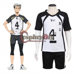 Cosplaydiy Haikyuu!! Fukurodani Academy Volley Cosplay Costume For Adult Custom Made