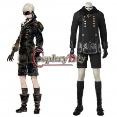 (with shoes)Game NieR Automata 9S YoRHa No. 9 Type S Cosplay Costume