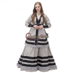 Cosplaydiy 18th Century Victorian Day Dress Retro Gothic Cake Dress Custom Made