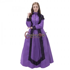 Medieval Renaissance Victorian Dress Purple dress