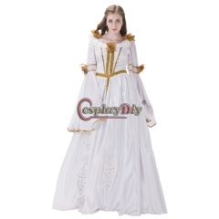 Cosplaydiy Victorian Wedding Dress For Women Adult Wedding Party White Fairy  Dress Cosplay Costume