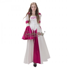 Cosplaydiy Medieval Renaissance Dresses Maiden Fancy Cosplay Adult Long Sleeve Water Red Dress Cosplay Costume