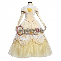 Beauty and the Beast Princess Belle dress velvet dress