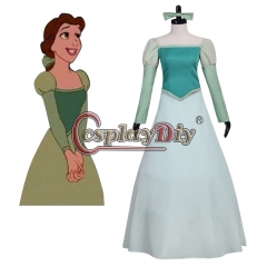 Beauty and the beast belle dress cosplay costume