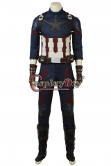 Avengers Infinity War Captain America Cosplay Costume Steve Rogers suit outfit