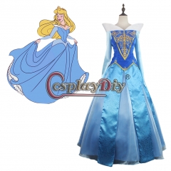 Sleeping Beauty Aurora blue dress costume