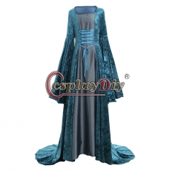 Medieval Dress Renaissance Costume Velvet dress