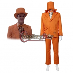 Lloyd Christmas Cosplay costume for Dumb and Dumber Cosplay Orange Outsuit