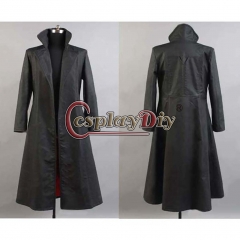 Cosplaydiy Blade the Vampire Slayer Cosplay Costume Black Jacket Custom Made