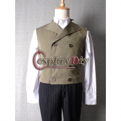 Cosplaydiy Sweeney Todd Costume Jacket Vest Shirt Pants Cosplay Costume