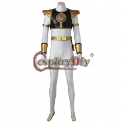 Mighty Morphin Power Rangers Tommy Oliver white ranger cosplay costume