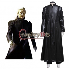 Stargate Atlantis The Wraith Cosplay Costume Black Long Coat