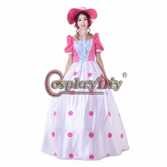 Toy Story Bo Peep Cosplay Costume Pink Dress Fashion Costume