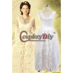Snow White White Dress Costume for Once Upon a Time Cosplayess