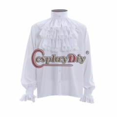 Dracula Ruffle Shirt Jabot Cuffs Victorian Cravat shirt