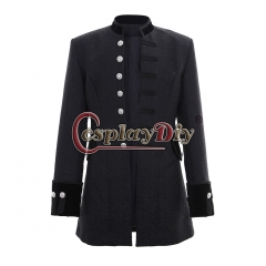 Men's Punk Steampunk Military Coat Jacket uniform