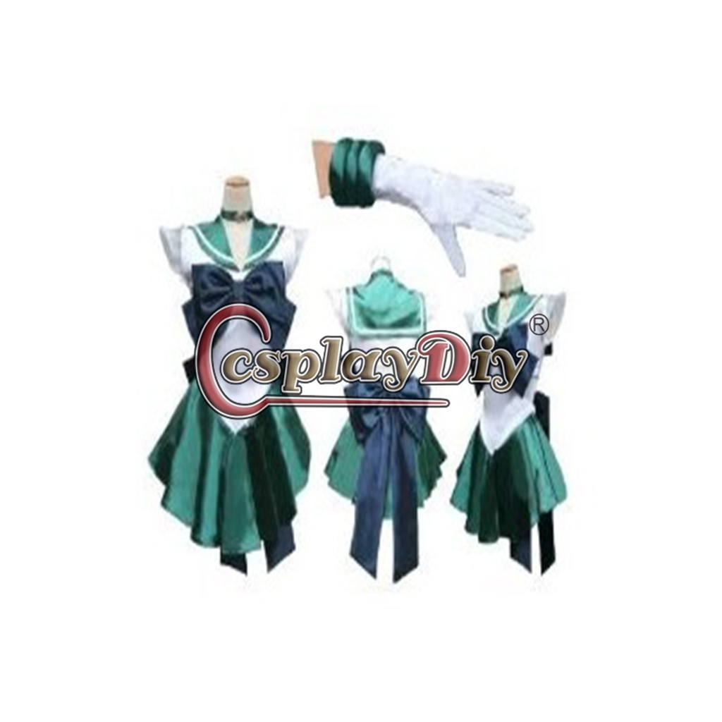 Sailor Neptune Kaiou Michiru Cosplay Costume For Adult Girl Custom Made 1031