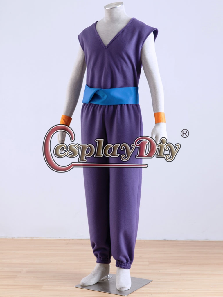 Cosplaydiy Dragon Ball Z Son Gohan Piccolo Daimao Fighting Uniform Cosplay Costume 7564