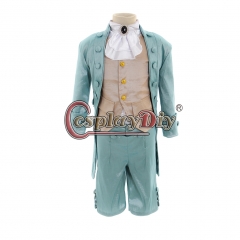 Medieval kids fancy dress outfit blue