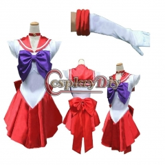 Sailor Moon Sailor Mars Hino Rei Cosplay Costume For Girl Uniform Outsuit