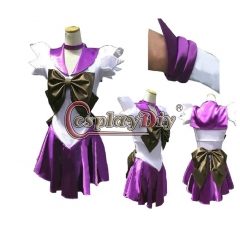 Sailor Saturn Tomoe Hotaru Cosplay Costume Uniform Outfit Custom Made