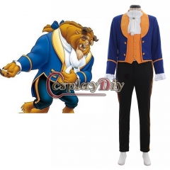 Beauty And The Beast Adult Prince Adam Costume outfit V02