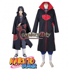 Naruto Shippuden Uchiha Itachi Akatsuki Uniform Cosplay Costume